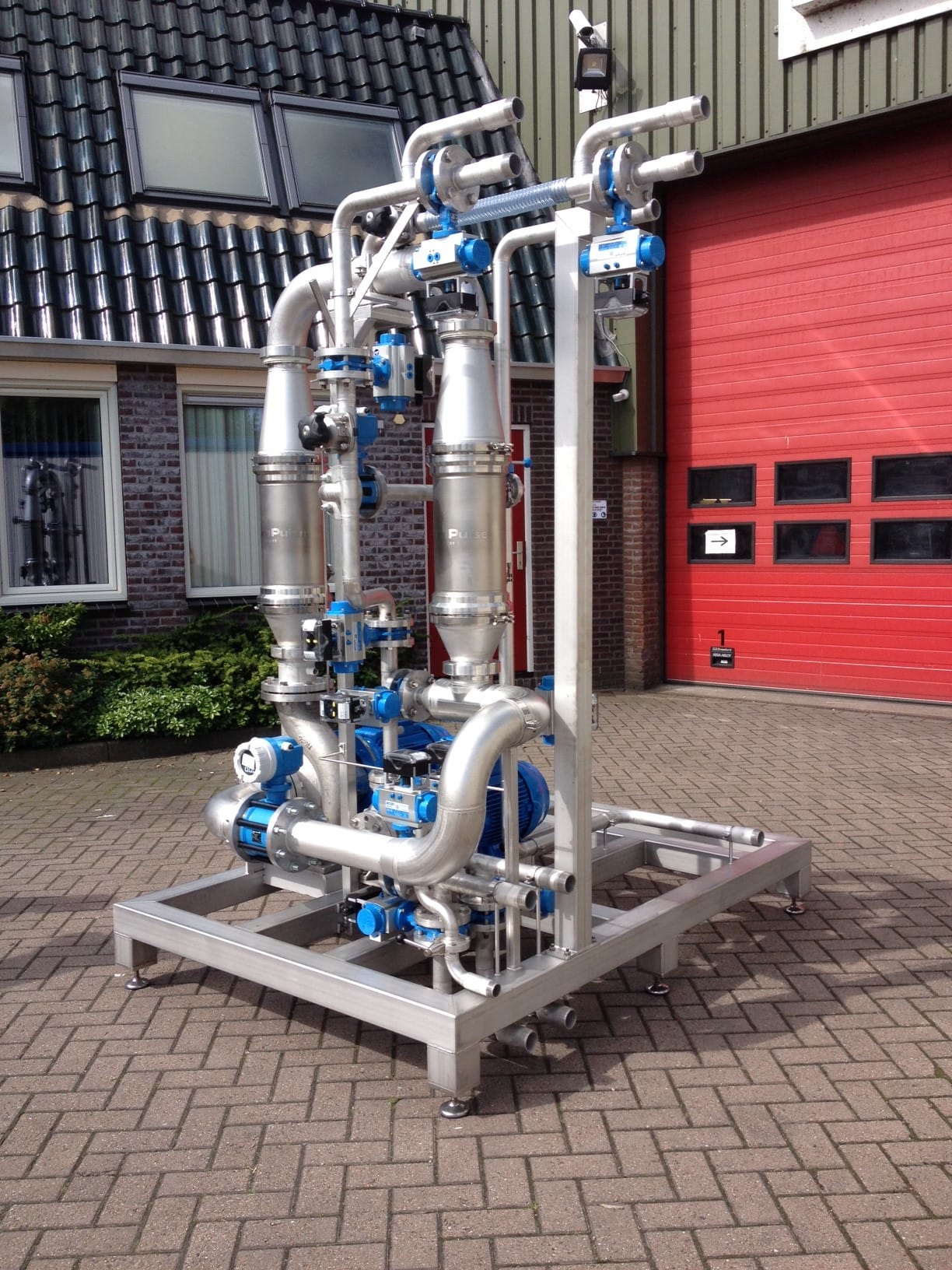 Filterinstallatie gemaakt bij Westra BV