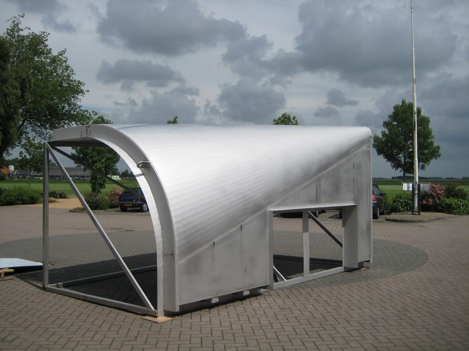 Plaatwerk gemaakt door Team Westra