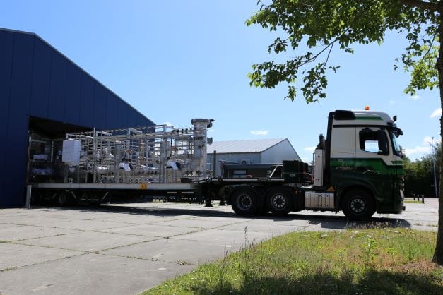 Skid Noorwegen IMG_7930.JPG test Stookgasinstallatie gereed maken voor transport