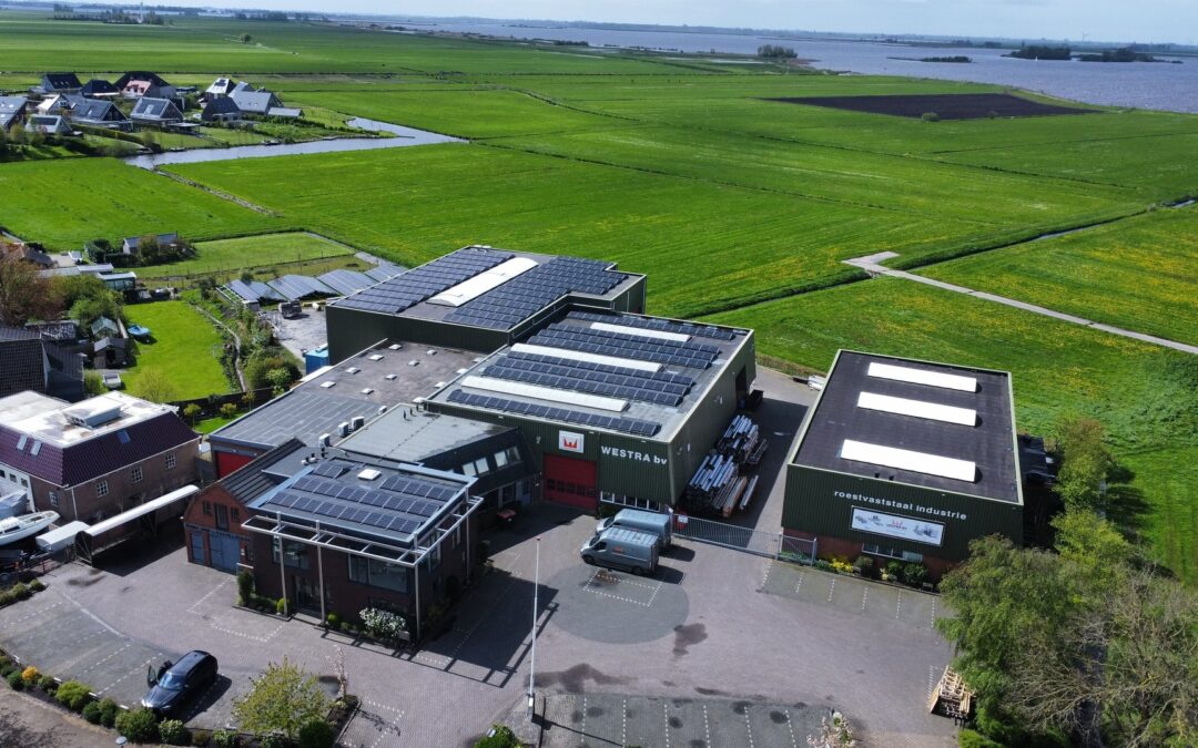 Zonnepanelen bij Westra